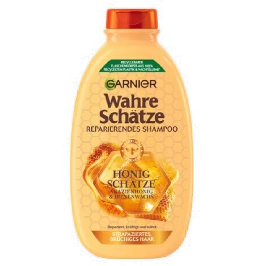 Buy Garnier True Treasures Honey Treasures Shampoo, wax shampoo with propolis and royal jelly, for damaged hair, 250ml Garnier True Treasures Honey Treasures Shampoo, wax shampoo with propolis and royal jelly, for damaged hair, 250ml