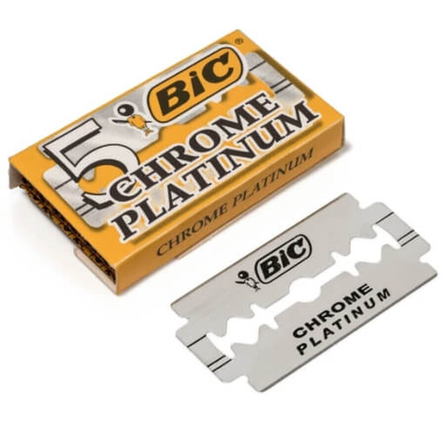 Acquista Bic, ylettes, cromo, platino, 5 pezzi Bic, ylettes, cromo, platino, 5 pezzi