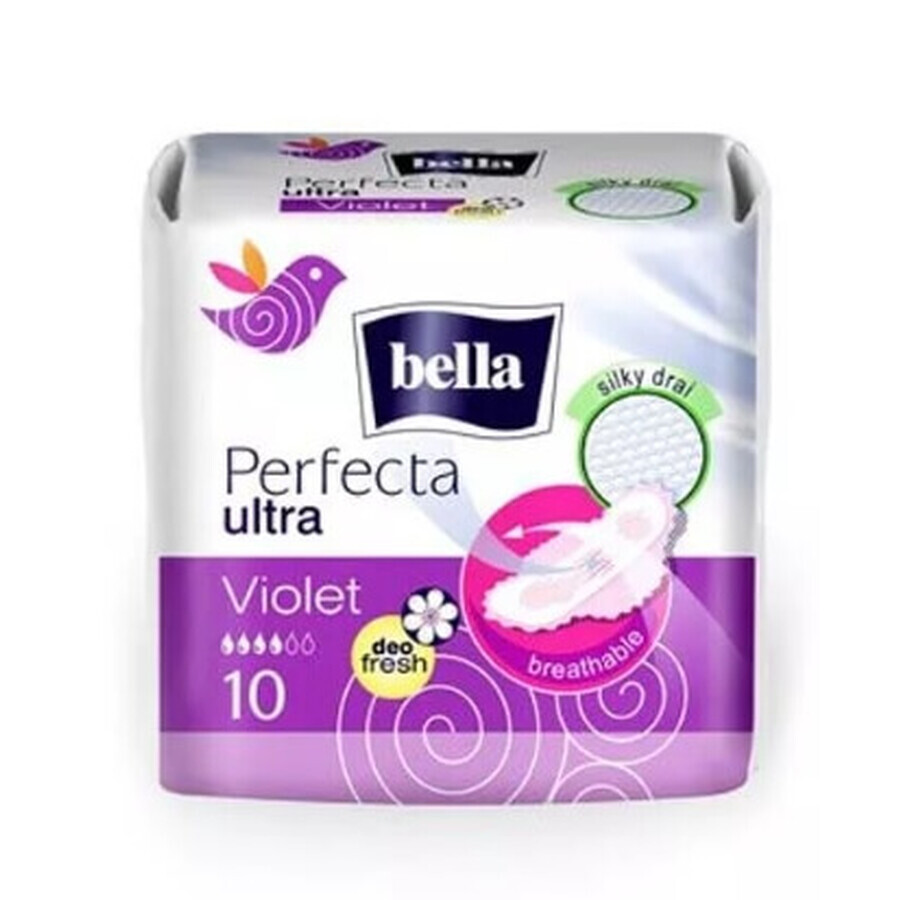 Acquista Asciugamani igienici, Bella Perfecta Violet, deo fresh drainette, 10 pz - A lungo termine! Asciugamani igienici, Bella Perfecta Violet, deo fresh drainette, 10 pz - A lungo termine!