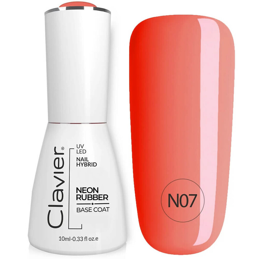 Keyboard Luxury Neon Neon Rubber Base Color N07 Red Rainbow, 10ml
