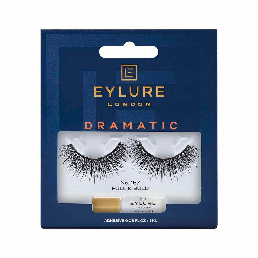 Eylure Dramatic Lashes Cils artificiels avec effet de colle No. 157