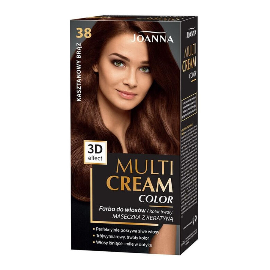 Shop Joanna Multi Creme Creme Farbe 3D Haarfarbe 38 Kastanie Bir Joanna Multi Creme Creme Farbe 3D Haarfarbe 38 Kastanie Bir