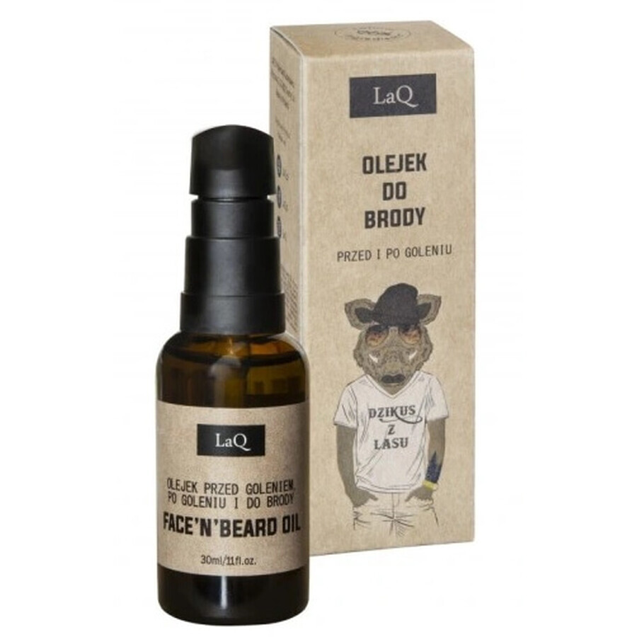 LaQ, Olio dopobarba e barba di cinghiale, 30 ml