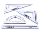 Set geometric 16cm, 4 elemente