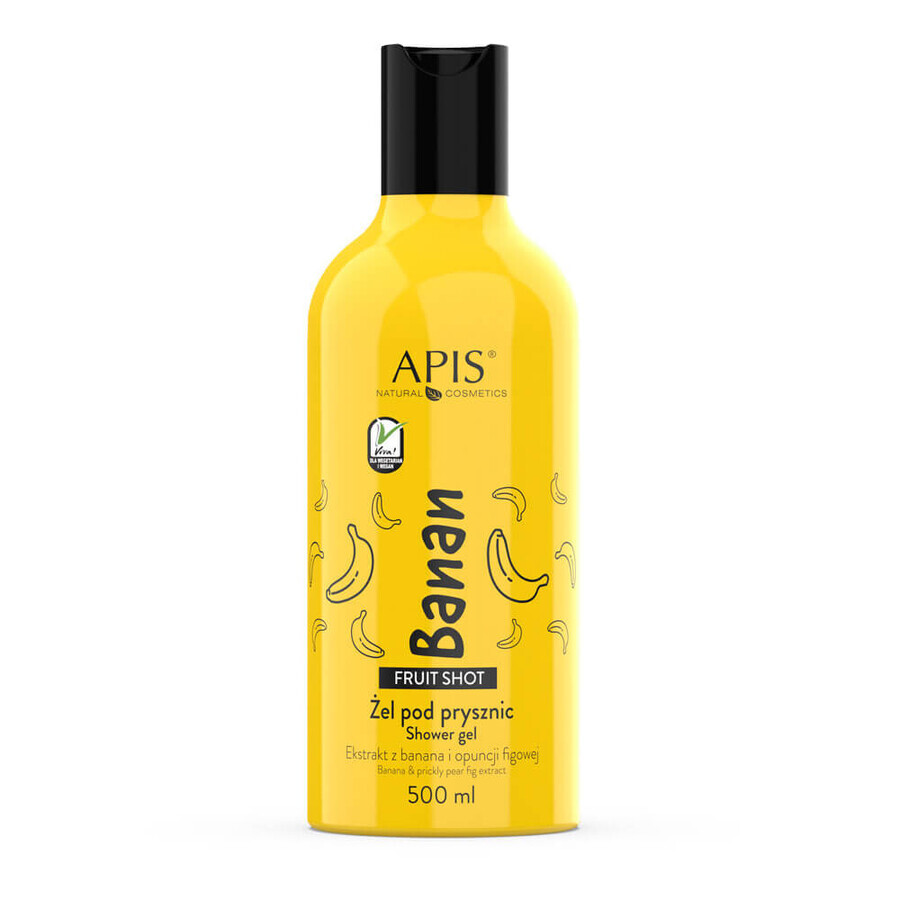 Apis Fruit Shot Douchegel, Banaan, 500ml