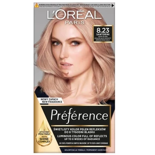 L'Oreal Paris Preference hair colour 8.23 Medium Rose Gold