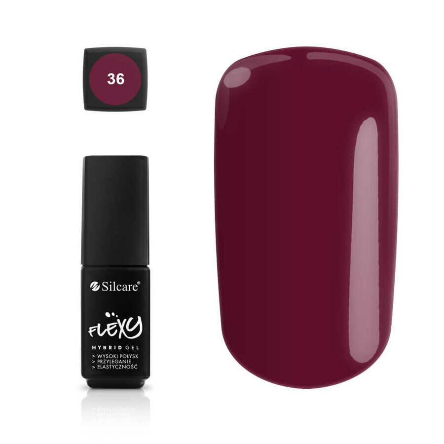 Nail polish Silcare Flexy 36, 4.5g