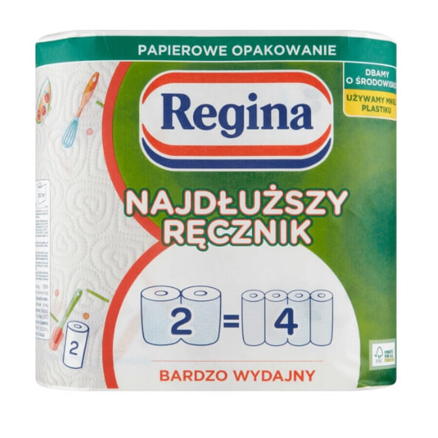 Boutique Regina, la plus fière des serviettes en papier imprimées, 2 rouleaux Regina, la plus fière des serviettes en papier imprimées, 2 rouleaux