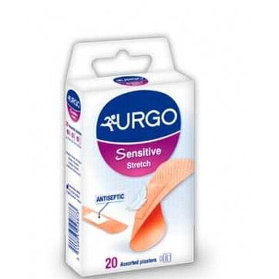 Urgo, Pansement extensible sensible, 20 pièces - Longue durée !