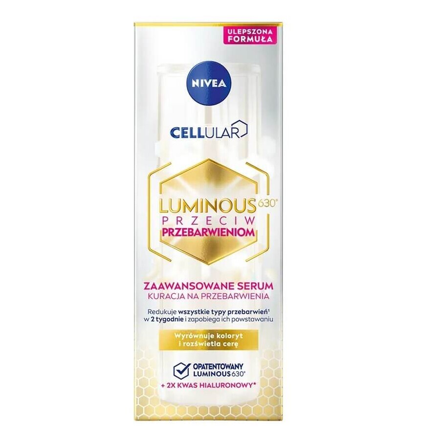 Nivea Cellular Luminous 630 Advanced treatment serum for hyperpigmentation, 30ml