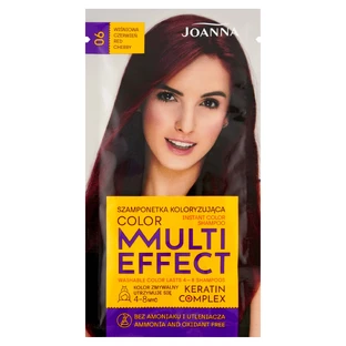 Joanna Multi Effect Kleurenshampoo Multi Effect 06 Wijnrood, 35g