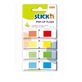 Blocs d'index sur plateau 45x12mm 4 couleurs, 160 pièces
