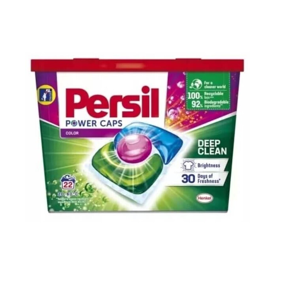Persil Power Caps for washing colored fabrics, 22 pieces