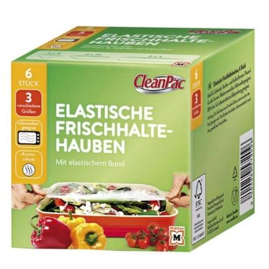 CleanPac, Fresh, Lebensmittel-Aufbewahrungsbeutel, 6 Stück
