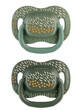 Canpol pacifier, symmetric, silicone, mountain green 34/930 0-6m, 2 pieces
