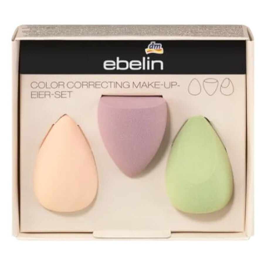 Ebelin, Pinceaux de maquillage, 3 pièces