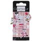 Glamour Kids Wax Pony clips, 4 pieces
