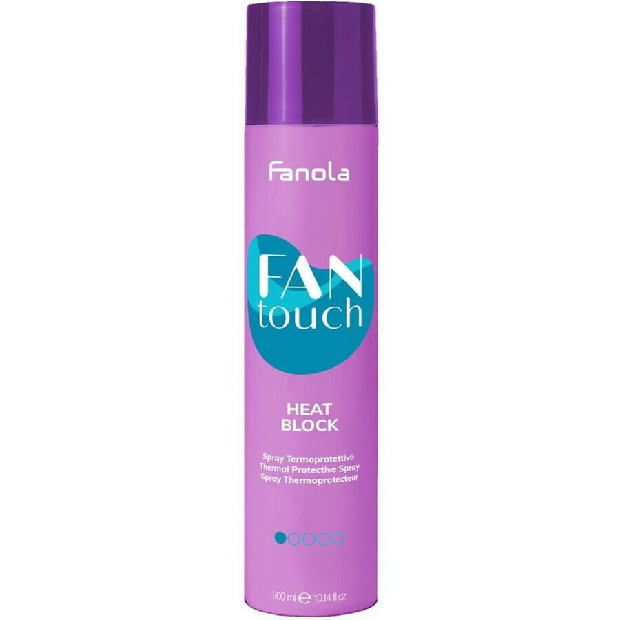 Fanola FanTouch FanTouch Heat Block Thermal Protective Wax Spray, 300ml