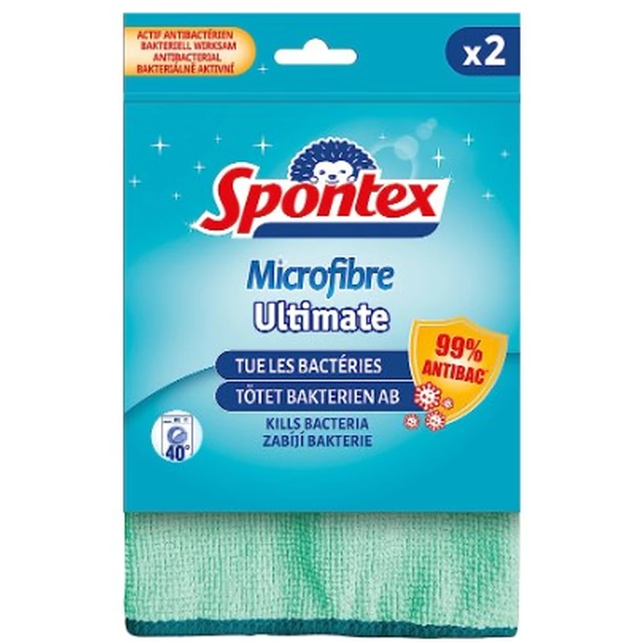 Spontex, Ultimate, 30cm x 30cm microfiber friction microfiber, 1 pc