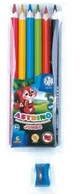 Matite colorate Asterino Eye, 6 colori