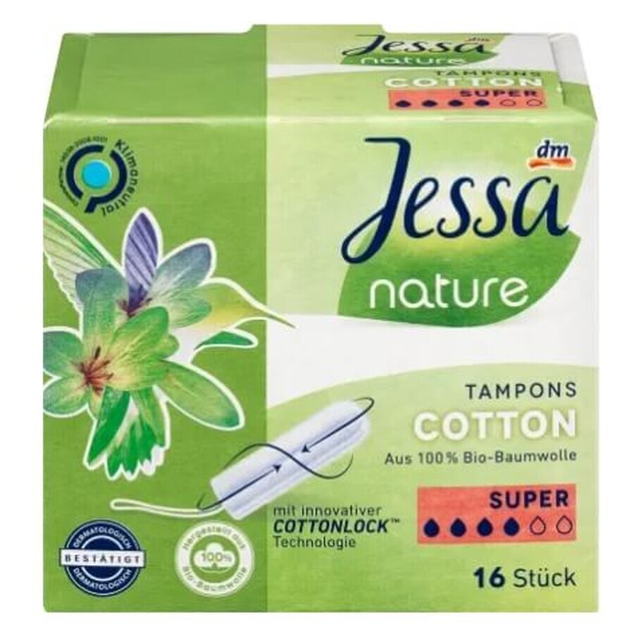 Comprar Jessa, Super nature, Tampones, 16 unidades Jessa, Super nature, Tampones, 16 unidades
