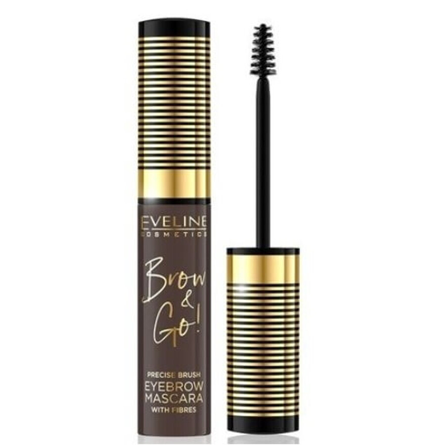Acquista Eveline Brow amp;Go Mascara 02 Dark 6 ml Eveline Brow amp;Go Mascara 02 Dark 6 ml