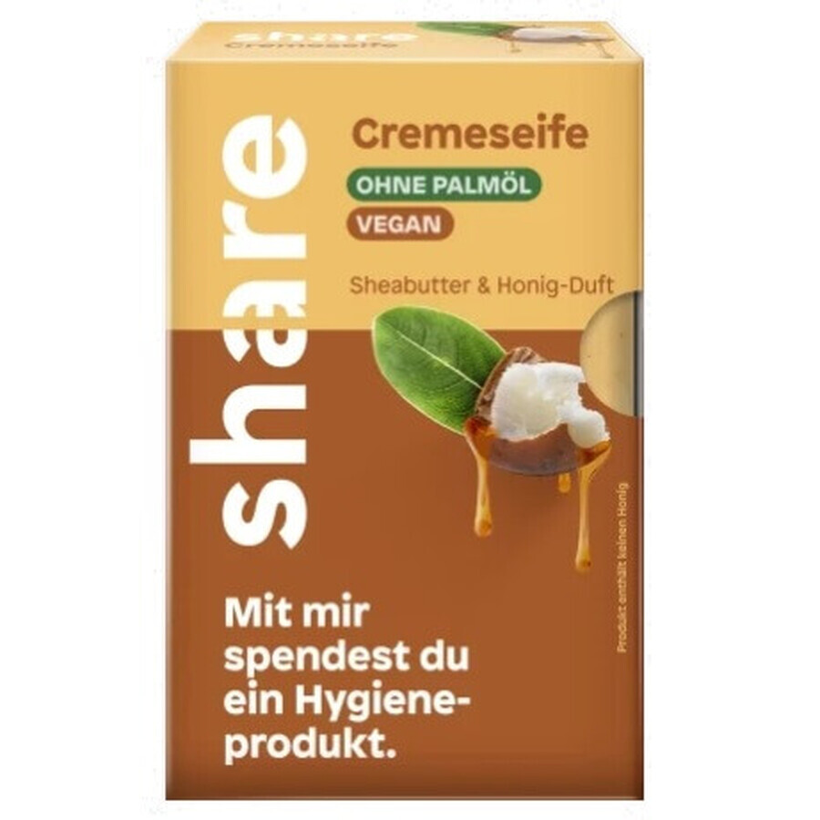 Seifenstück mit Sheabutter und Honig, 100 g