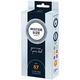 Preservativos Mister Size, 57 mm, 10 unidades