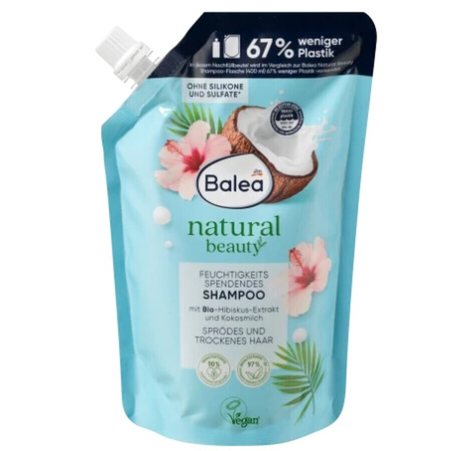 Balea, Natural Beauty, Shampooing hydratant, reconstituant, 400ml