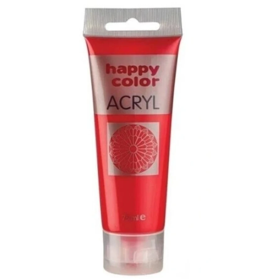 Vopsea acrilică roșie, 75 ml
