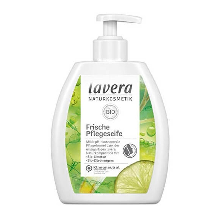 Lavera, Jabón líquido con lima bio y hierba limón bio, 250 ml