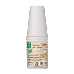 CleanPac, Pappbecher, 0,2l, 20 Stück