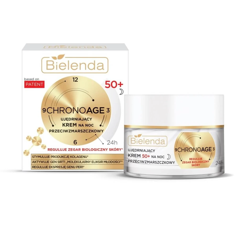Bielenda Chrono Age Firming Anti-Falten-Nachtcreme 50+, 50ml