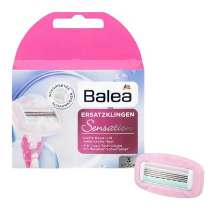 Balea, Sensation, Lames de rechange, 3 pièces