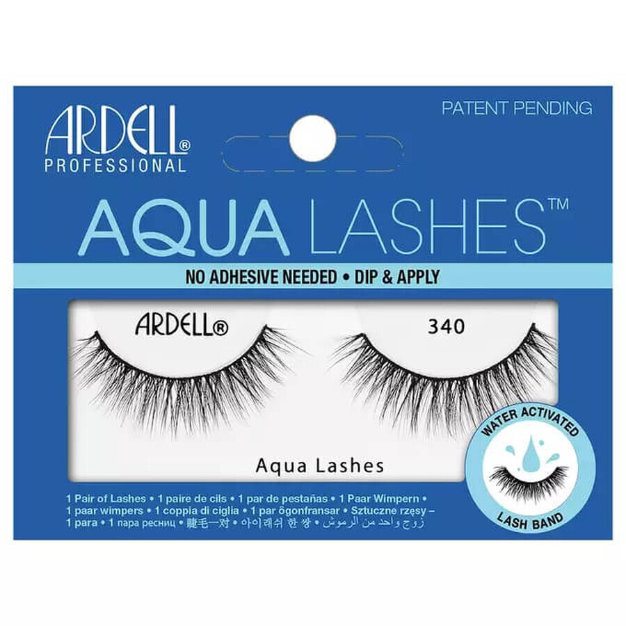 Ardell Aqua Lashes Ciglia artificiali su una striscia nera 340