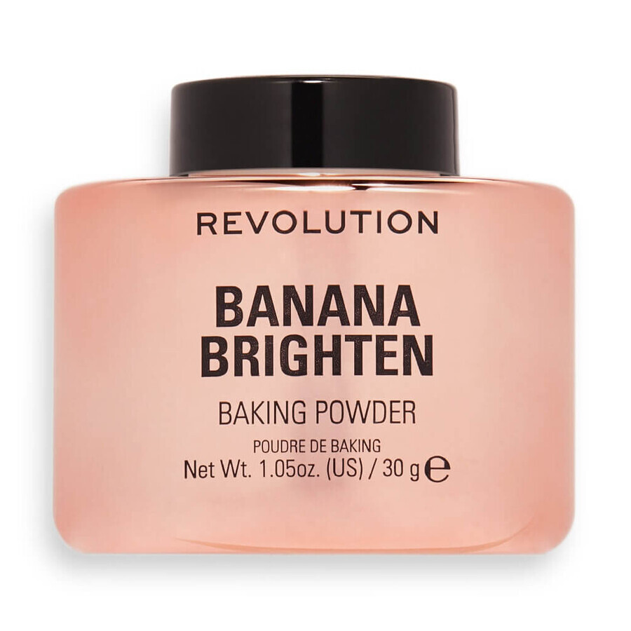 Makeup Revolution Banana Brighten poudre libre pour le visage 30g