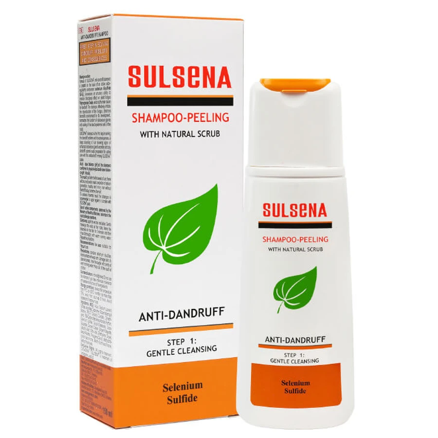 Sulsena Șampon anti-mătreață cu peeling natural, 150ml