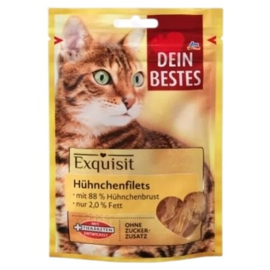 Acquista Dein Bestes, Snack per gatti, filetti di pollo raffinati, 50g Dein Bestes, Snack per gatti, filetti di pollo raffinati, 50g