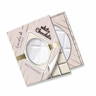 Lovely Witte Chocolade Transparante Rijst Gezichtspoeder, 9g