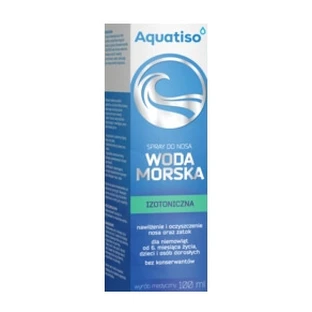 Aquatiso Isotonic nasal spray with sea water, 100 ml - Long shelf life!