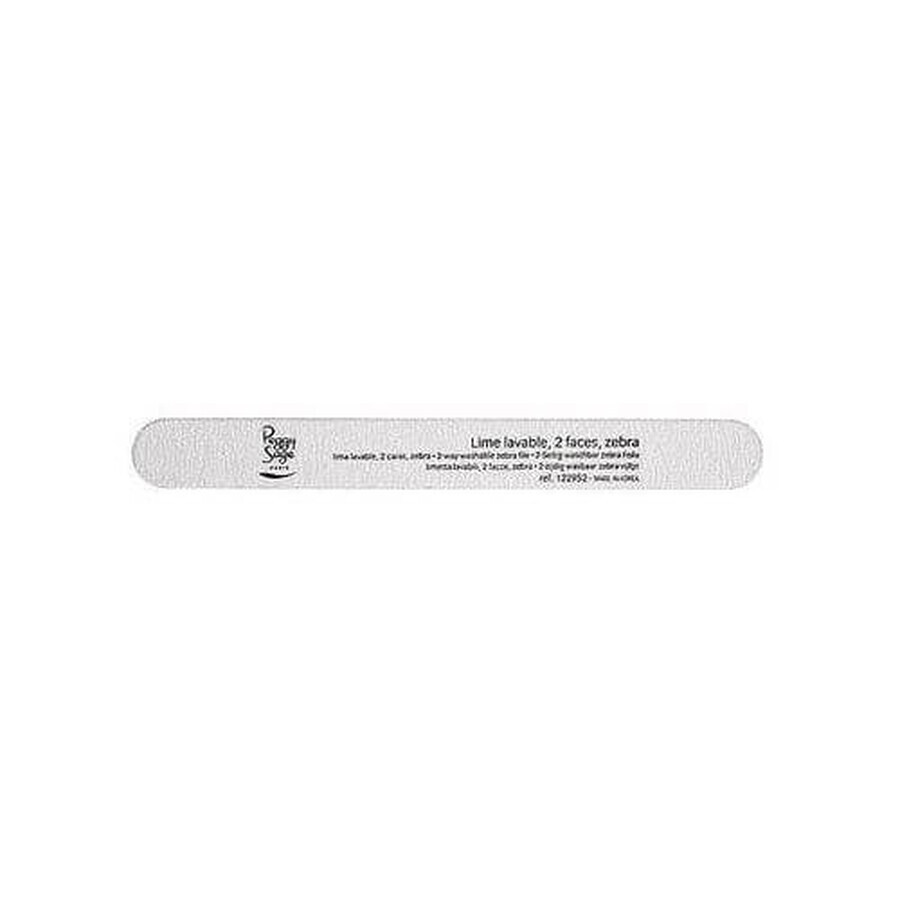 Cumpără Peggy Sage Filă de unghii dreaptă cu două fețe 100/100 zebră, 1 buc Peggy Sage Filă de unghii dreaptă cu două fețe 100/100 zebră, 1 buc