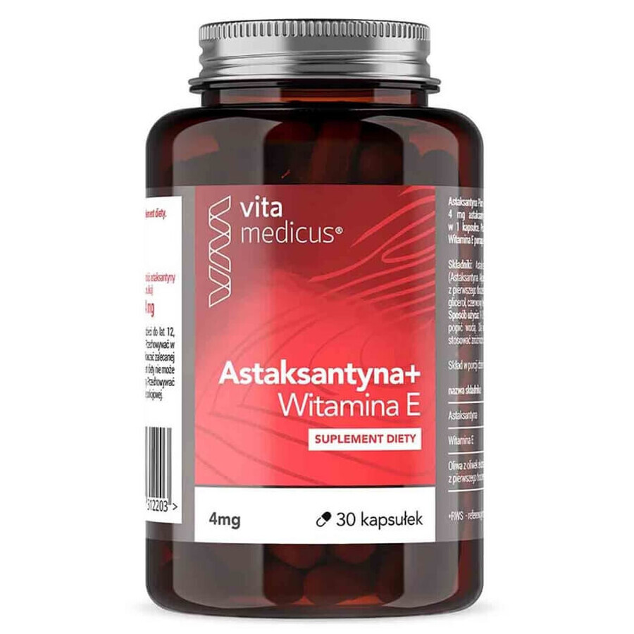 Astaxanthine + vitamine E VitaMedicus 30 capsules