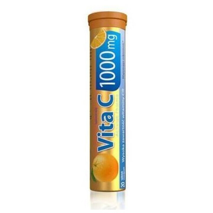 Activlab Pharma, Vita C 1000 mg, Orangengeschmack, 20 Brausetabletten