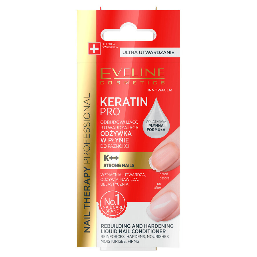 Eveline terapia para uñas dañadas tratamiento endurecedor 12ml