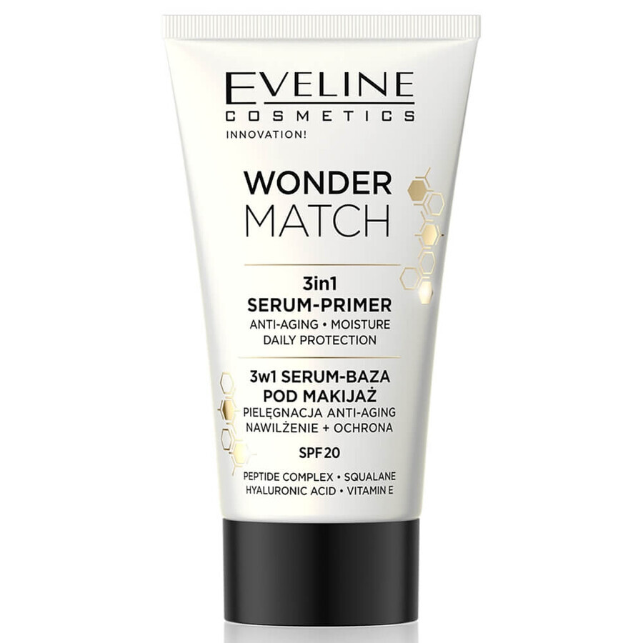 Buy Eveline Cosmetics Wonder Match Serum-Makeup Base 3in1, 30ml Eveline Cosmetics Wonder Match Serum-Makeup Base 3in1, 30ml