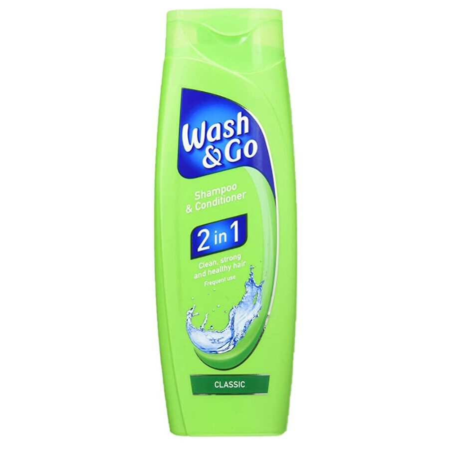 Buy Wash amp; Go Classic Wax Shampoo 2 in 1, 400 ml Wash amp; Go Classic Wax Shampoo 2 in 1, 400 ml