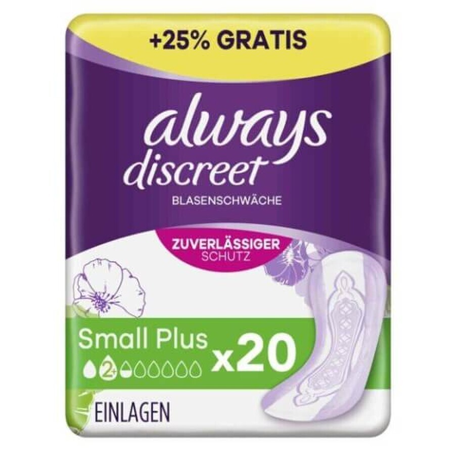 Incontinentieverband Always Small Plus, 16+4 stuks