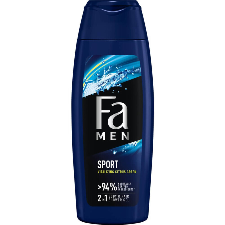 Fa Men Sport el duș 2in1 cu parfum de citrice verzi, 250ml