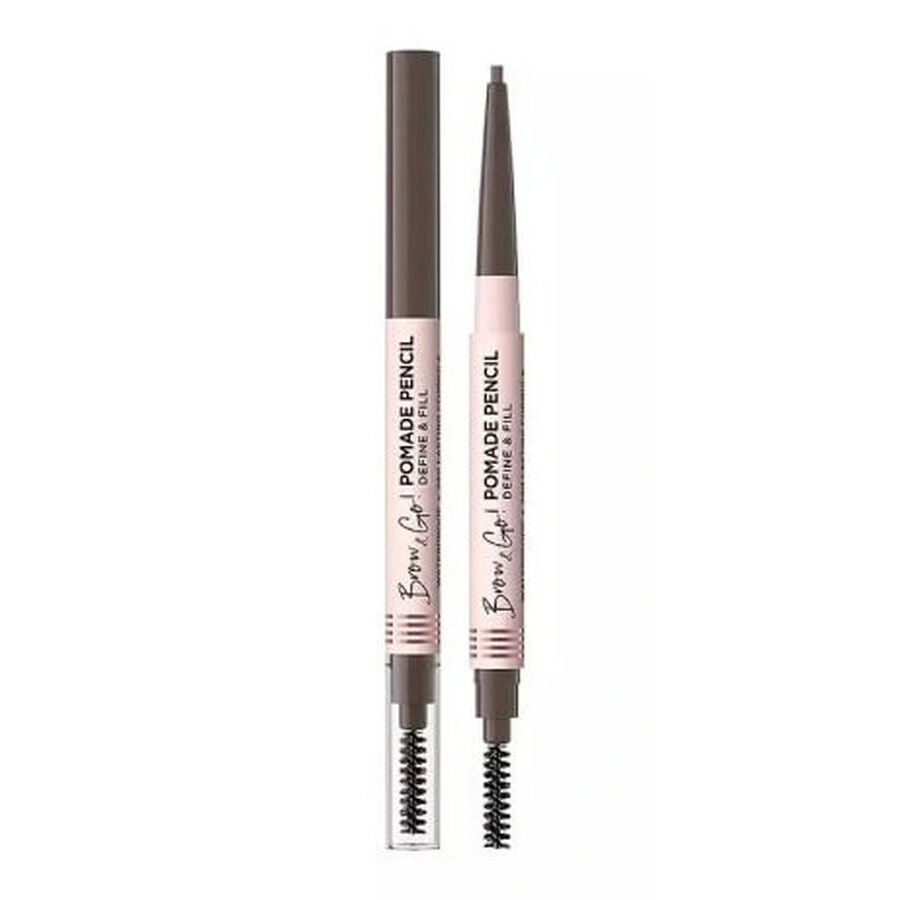 Eveline Brow amp; Go! Matita per sopracciglia color taupe Pomata per sopracciglia
