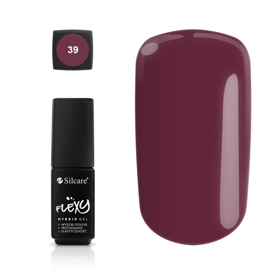Hybrid nail polish Silcare Flexy 39, 4.5g